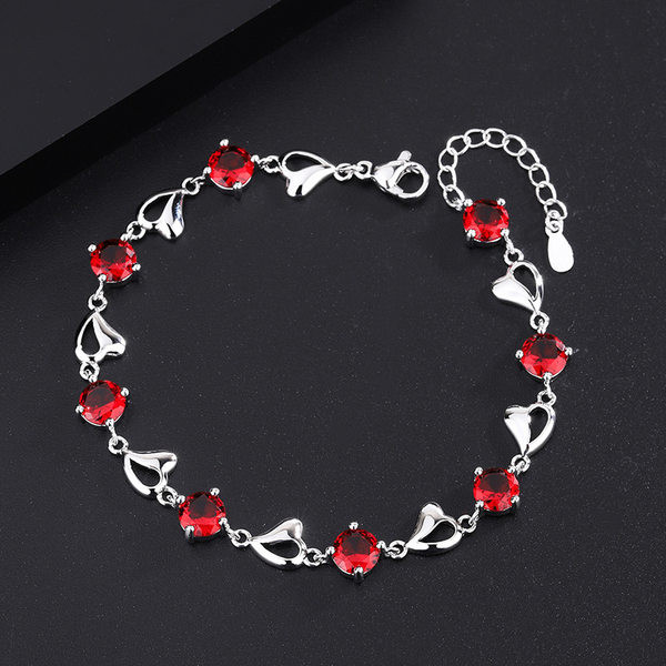 Naiste reguleeritav värviliste kivikestega käevõru