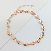 Bratara de dama din otel de culoare aurie