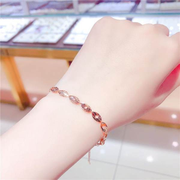 Bratara de dama din otel de culoare aurie