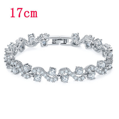 Дамска стилна гривна- с камъни