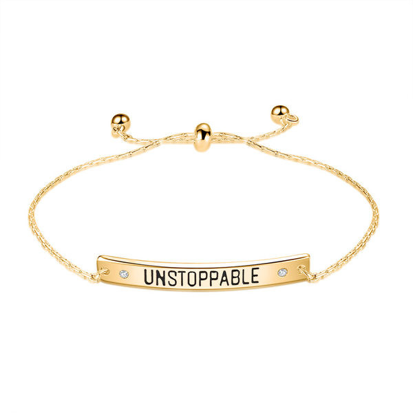 Дамска ежедневна гривна с надпис