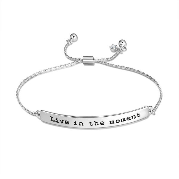 Дамска ежедневна гривна с надпис