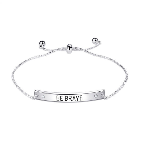 Дамска ежедневна гривна с надпис