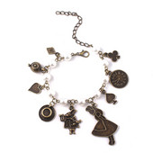 Bratara eleganta de dama doua modele cu pandantiv si perle