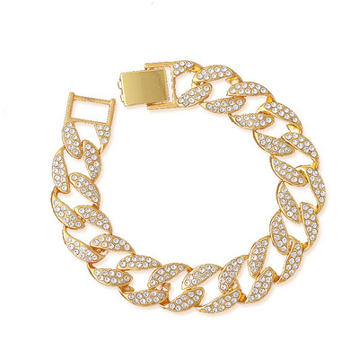 Дамска гривна с катарама и камъни