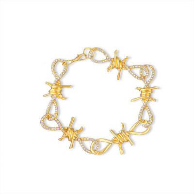 Дамска гривна с катарама и камъни