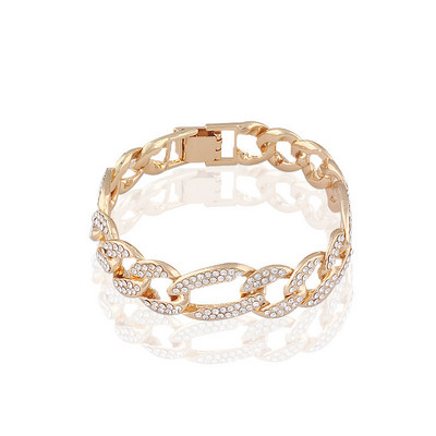 Дамска гривна с катарама и камъни