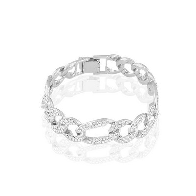 Дамска гривна с катарама и камъни