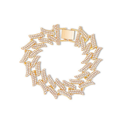 Дамска гривна с катарама и камъни