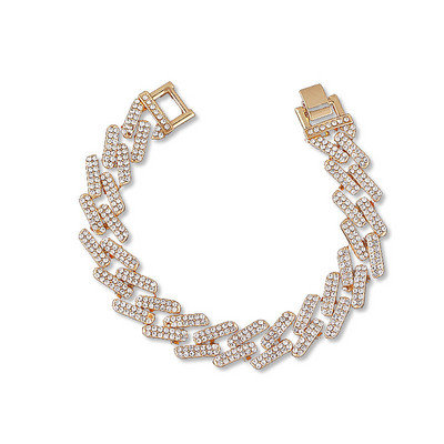 Дамска гривна с катарама и камъни