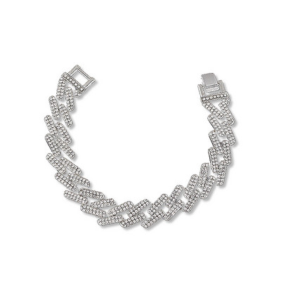 Дамска гривна с катарама и камъни