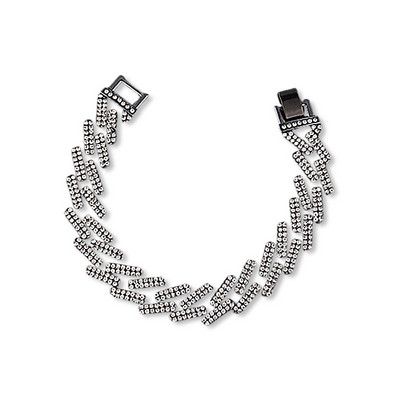 Дамска гривна с катарама и камъни