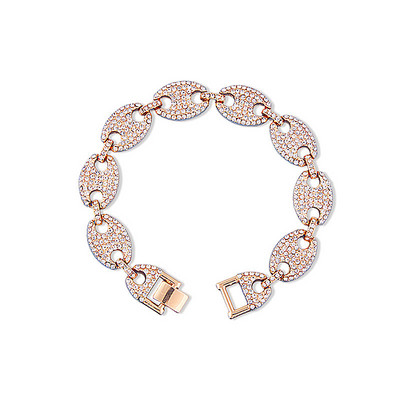 Дамска гривна с катарама и камъни