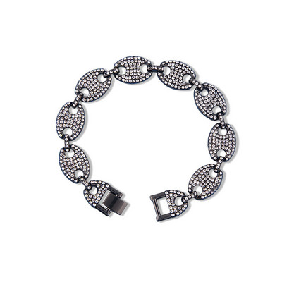 Дамска гривна с катарама и камъни