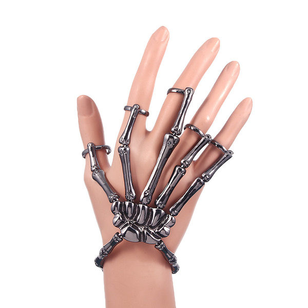 Moteriška metalinė apyrankė, tinkanti Helovinui