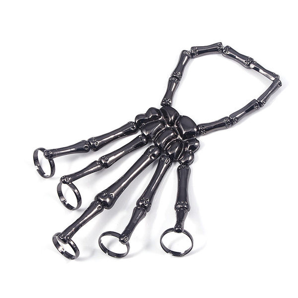 Moteriška metalinė apyrankė, tinkanti Helovinui