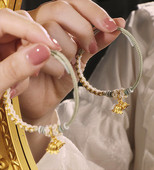 Дамска гривна с - метална висулка 