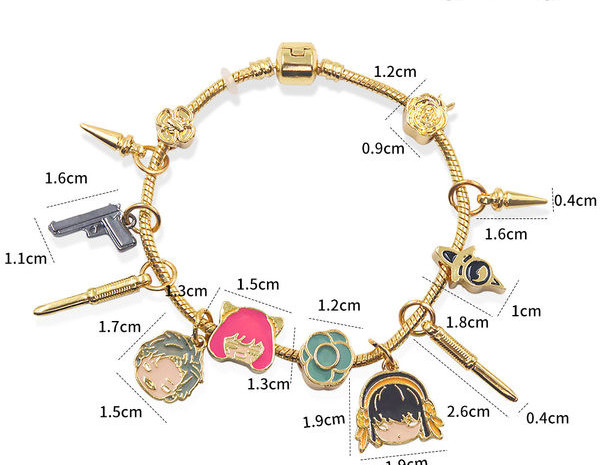 Bratara casual dama - cu pandantive