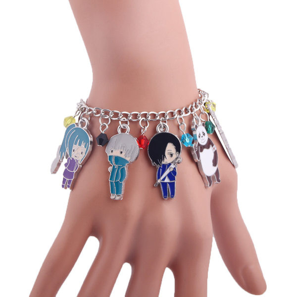 Дамска ежедневна гривна с метална цветна висулка 