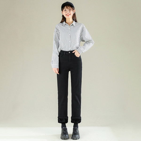 Γυναικείο χειμωνιάτικο τζιν με φόδρα