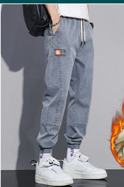 Blugi de bărbați cu șireturi