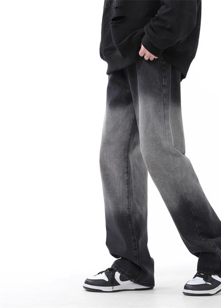 Muški jesenski ravni model traperica s džepom