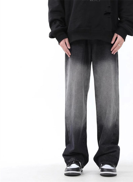 Muški jesenski ravni model traperica s džepom