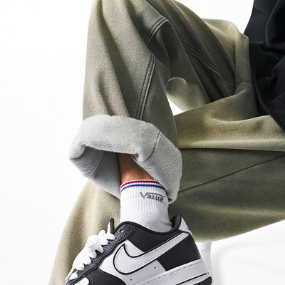 Sooja voodriga vabaaja meeste teksad - sirge mudel