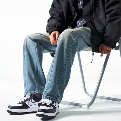 Ležerne muške traperice - široki model