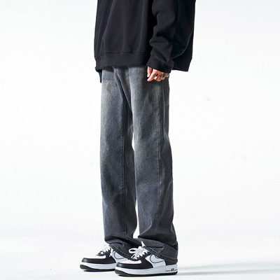 Blugi casual barbatesti cu buzunare - potrivire dreapta