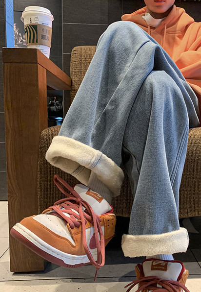 Ανδρικό τζιν με φόδρα