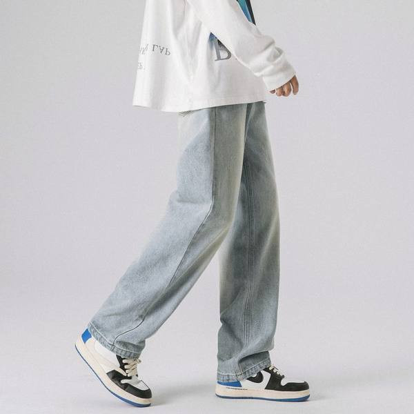 Model larg de blugi barbatesti - cu buzunar