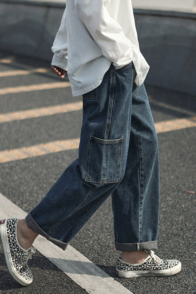 Blugi pentru bărbați cu - buzunar în trei culori