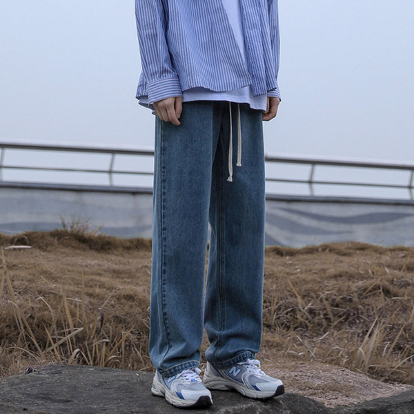 Ležerne muške traperice s vezicama