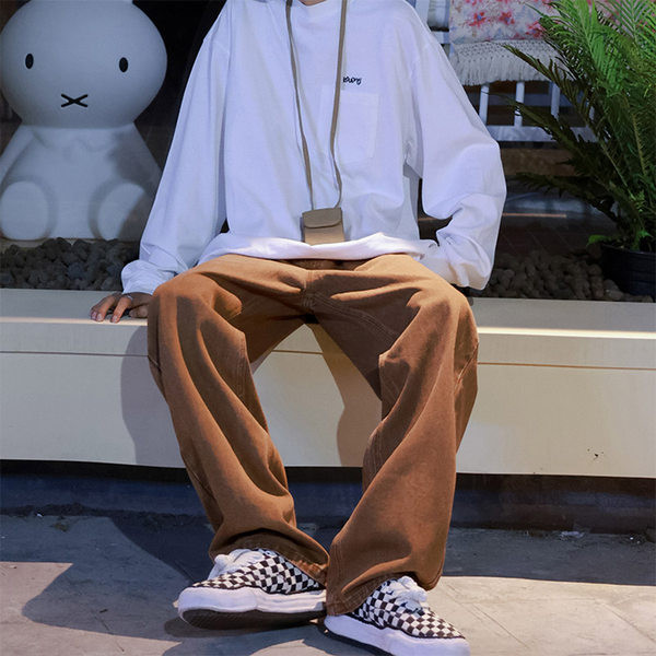 Ležerne muške traperice s vezicama