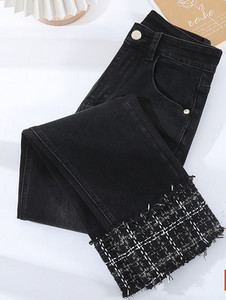 Γυναικείο casual τζιν με τσέπη