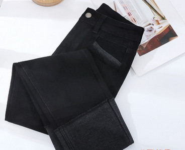 Blugi polari de iarna model drept cu buzunar