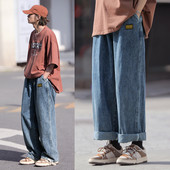 Ανδρικό τζιν - φαρδύ μοντέλο με τσέπη