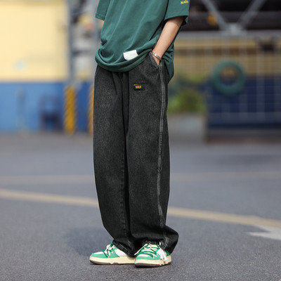 Ανδρικό τζιν - φαρδύ μοντέλο με τσέπη