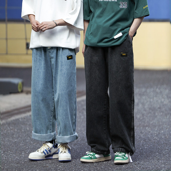 Ανδρικό τζιν - φαρδύ μοντέλο με τσέπη