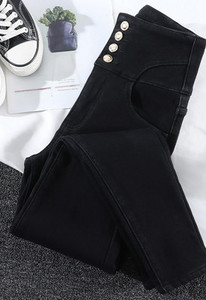 Jesensko-zimske traperice s visokim strukom