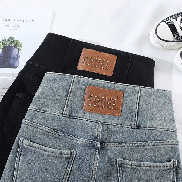 Jesensko-zimske traperice s visokim strukom