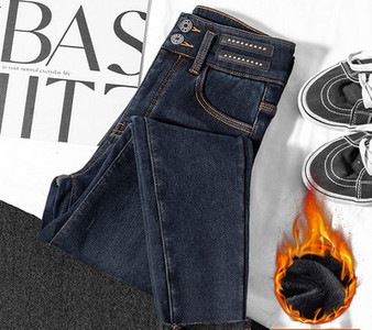 Γυναικείο ψηλόμεσο φλις τζιν