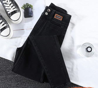 Γυναικείο τζιν slim μοντέλο με ψηλή μέση