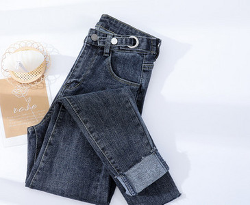 Naiste vabaaja kõrge vöökohaga metallist sõrmusteksad