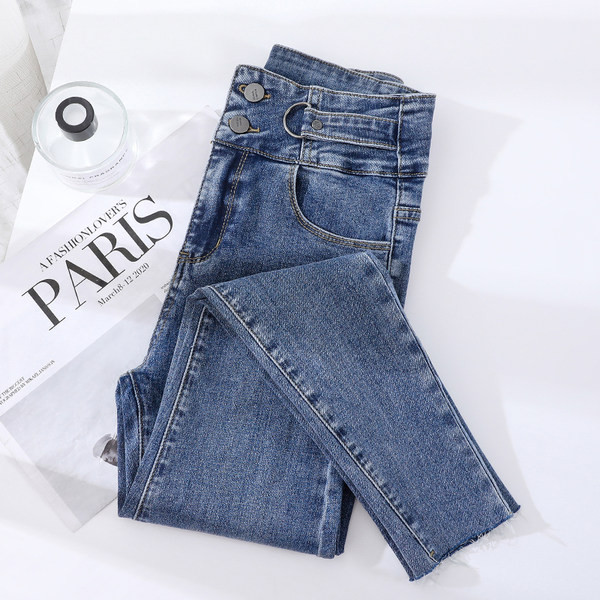 Tanki model traperica visokog struka s džepom