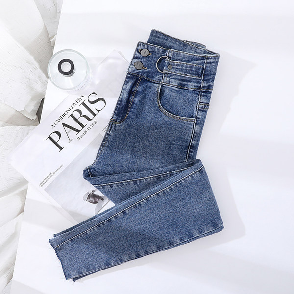 Tanki model traperica visokog struka s džepom