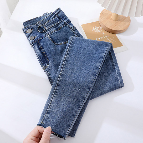 Tanki model traperica visokog struka s džepom