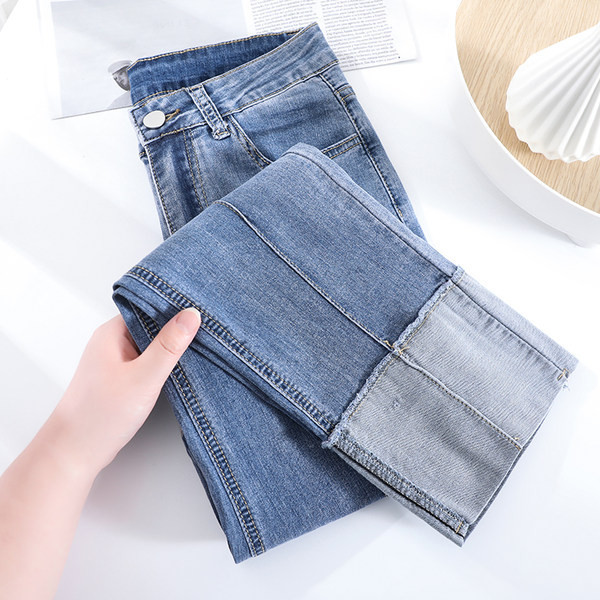 Naiste kõrge vöökohaga taskuga talveteksad