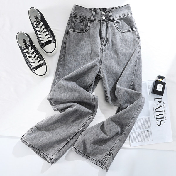 Ανδρικό τζιν - με τσέπη και κουμπιά